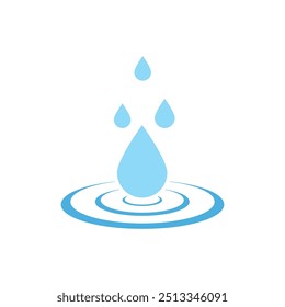 ilustração gota d'água Modelo de vetor design