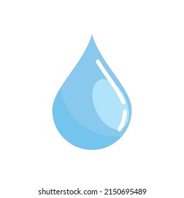 Water drop illustration logo vector design
