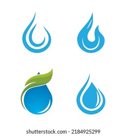 Logo für Wassertropfen, Vektordesign