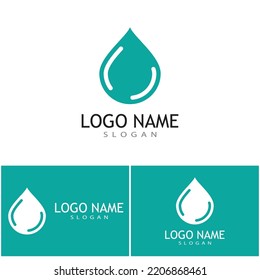 Diseño vectorial de la ilustración de la caída del agua