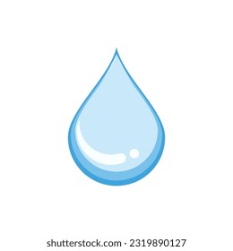 Diseño vectorial de la ilustración de la caída del agua