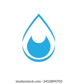 Diseño de Vector de logotipo de ilustración de gota de agua