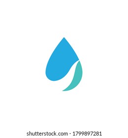 Water drop illustration template vector design