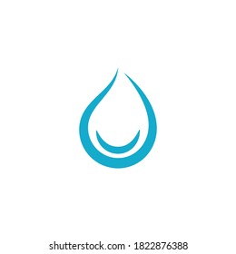 Diseño vectorial de la ilustración de caída de agua