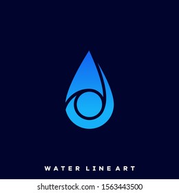 Water Drop Illustration Vector Template, Suitable for Creative Industry, Multimedia, entertainment, Educations, Shop, and any related business