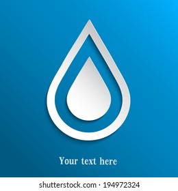 water drop isolated