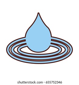 water drop isolated icon