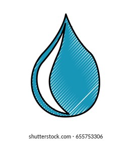 water drop isolated icon