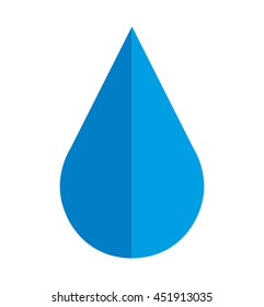 water drop isolated icon design, vector illustration  graphic 