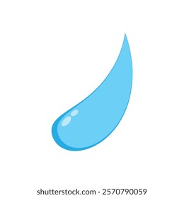Water drop isolated vector. illustration vector graphic of water drop.