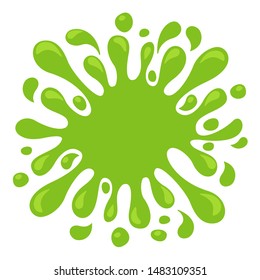 water drop lemon green juice splash shape, water blob green apple flat icon isolated on white, green tea water splash expose, aloe juice drop for banner, lime juice splatter flow for graphic symbol