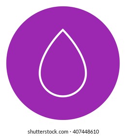 Water drop line icon.