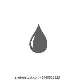 Water drop line icon isolated on background drop outline icon silhouette minimalistic water icon symbol on white background