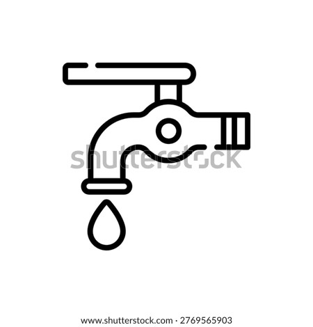 Water Drop Liquid Nature Fluid Flow Clean Fresh Pure Icon