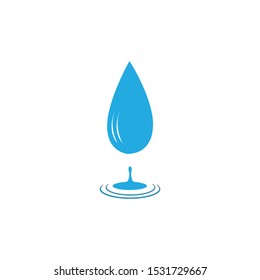 water drop loggo template ilustration