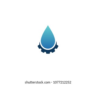Water drop logo 