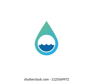Water drop logo 