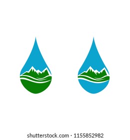 water drop logo