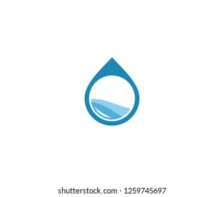 Water drop logo 