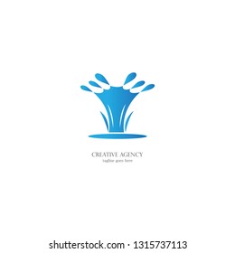 water drop logo
