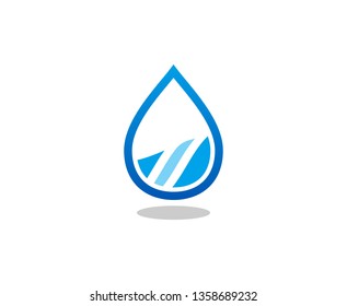 Water drop logo 
