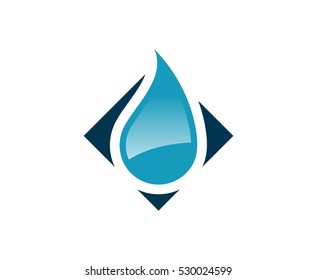 Water drop logo