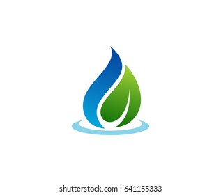 Water drop logo