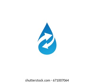 Water drop logo