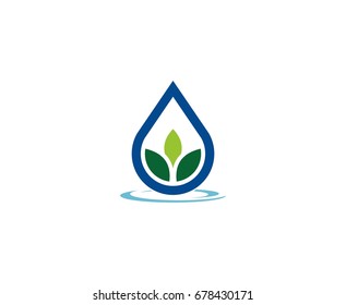 Water drop logo