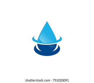 Water drop logo