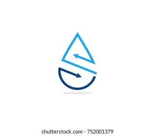 Water drop logo