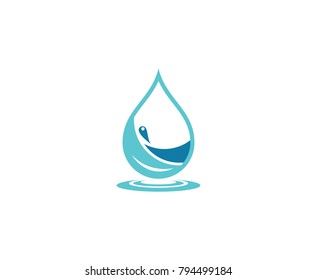 Water drop logo