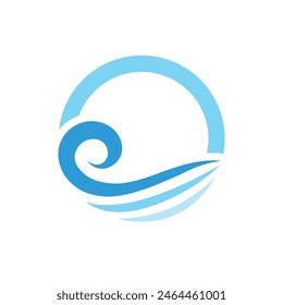 water drop logo abstract symbol