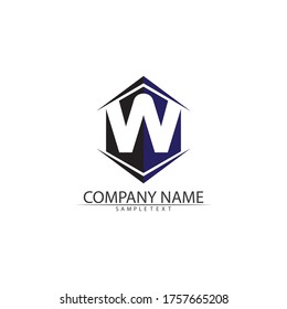 Water drop Logo blue wave Template vector illustration design