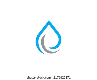 Water Drop Logo Concept sign icon symbol Design . Drop Logo Design. Vector illustration logo template