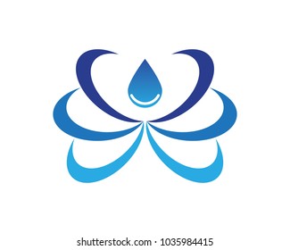 Water drop logo design