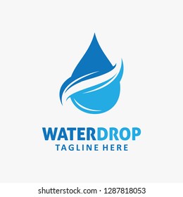 Water drop logo design