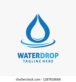 Water drop logo design