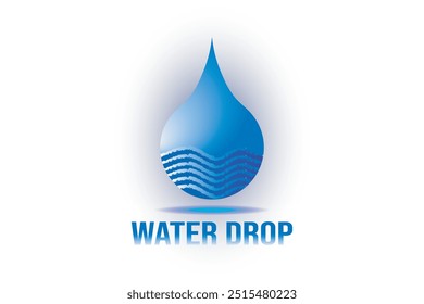 Water drop logo design. Water drop.