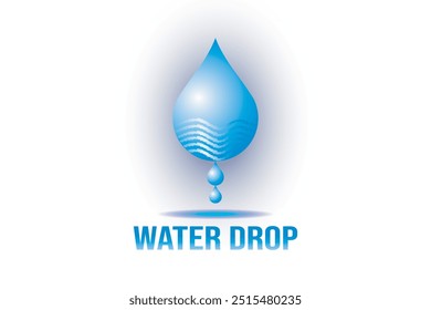 Water drop logo design. Water drop.