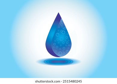 Water drop logo design. Water drop.