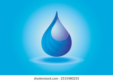 Water drop logo design. Water drop.