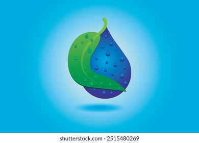 Water drop logo design. Water drop.