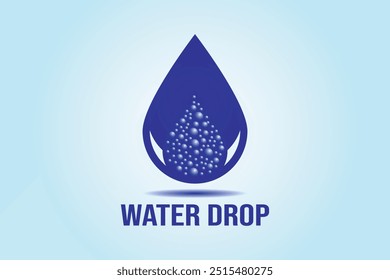 Water drop logo design. Water drop.