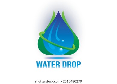 Water drop logo design. Water drop.