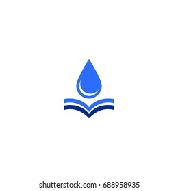 water drop logo design