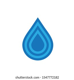 Water drop logo design with modern concept. Oil icon vector illustration