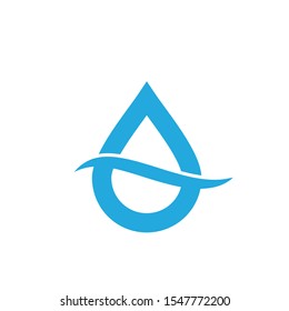 Water drop logo design with modern concept. Oil icon vector illustration