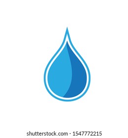 Water drop logo design with modern concept. Oil icon vector illustration