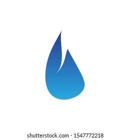 Water drop logo design with modern concept. Oil icon vector illustration